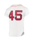 ფოტო #4 პროდუქტის Men's Pedro Martinez White Boston Red Sox 1999 Cooperstown Collection Home Authentic Jersey