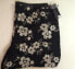 INC International Concepts women's Embroidered Floral Linen Shorts Black 4