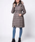 Women's 3 in 1 Down Maternity Babywearing Coat Серо-коричневый, 8 - фото #2