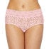 Wacoal Women's Halo Lace Boyshort Panty, Lilac Snow, Small