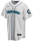 Фото #3 товара Men's Kyle Lewis White Seattle Mariners Replica Player Name Jersey