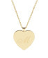 ფოტო #12 პროდუქტის Isabel Initial Heart Gold-Plated Pendant Necklace