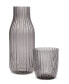 Фото #2 товара Ribbed Glass Carafe Set