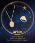 Фото #5 товара Wrapped diamond Aries Constellation 18" Pendant Necklace (1/20 ct. tw) in 10k Yellow Gold, Created for Macy's