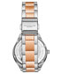 ფოტო #2 პროდუქტის Women's Symphony Two-Tone Stainless Steel, Mother of Pearl Dial, 45mm Round Watch