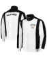 Фото #1 товара Men's White/Black Pittsburgh Steelers Nolan Full-Zip Track Jacket