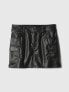 Фото #4 товара Kids Recycled Vegan Leather Cargo Skirt