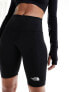 The North Face Flex logo legging shorts in black