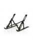 Фото #1 товара 901107 - Notebook stand - Black - Aluminium - Silicone - 25.4 cm (10") - 39.6 cm (15.6") - 14 - 150 mm