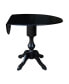 Фото #10 товара International Concept 42" Round Dual Drop Leaf Pedestal Table