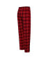 ფოტო #3 პროდუქტის Men's Red, Black Chicago Blackhawks Arctic T-shirt and Pajama Pants Sleep Set