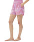 Фото #3 товара Women's Solid Boxer Sleep Shorts