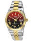 ფოტო #1 პროდუქტის Men's West Village Fusion Elite Two-Tone Stainless Steel Watch 40mm