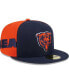 Фото #1 товара Men's Navy Chicago Bears Gameday 59FIFTY Fitted Hat