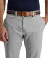 Фото #4 товара Men's Tri-Color Ribbon Inlay Leather Belt