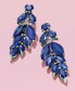 ფოტო #3 პროდუქტის Blue Sapphire (6-1/2 ct. t.w.) & White Sapphire (1/2 ct. t.w.) Chandelier Earrings in Sterling Silver, Created for Macy's