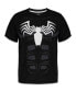 Little Boys Avengers Captain America Iron Man Venom Hulk Cosplay Athletic T-Shirt and Shorts Outfit Set to Venom, 8 - фото #2