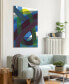 "Pigment Play I" Frameless Free Floating Tempered Glass Panel Graphic Wall Art, 48" x 32" x 0.2"