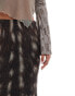 Фото #4 товара Basic Pleasure Mode bambi fawn print maxi skirt in brown