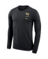 Men's Black Wake Forest Demon Deacons Logo Stack Legend Performance Long Sleeve T-shirt