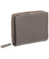 Women's Pebbled Collection RFID Secure Mini Clutch Wallet