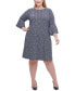 Фото #1 товара Платье женское Tommy Hilfiger Plus Size Кофточное