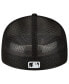 Фото #2 товара Men's White, Black Colorado Rockies 2023 On-Field Batting Practice Low Profile 59FIFTY Fitted Hat