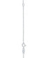 ფოტო #2 პროდუქტის Diamond "Mom" Paw 18" Pendant Necklace (1/10 ct. t.w.) in Sterling Silver