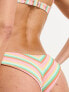 Фото #2 товара Billabong Island Glow Tanlines tanga bikini bottom in multi stripe