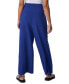 Фото #2 товара Women's Solid Anytime Wide-Leg Pull-On Pants