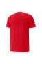 Ferrari Race Tonal Big Shield Tee Rosso Erkek 533752-02