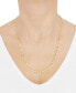 Фото #2 товара Italian Gold 22" Figaro Link Necklace (5-3/4mm) in 14k Gold