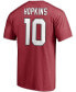 Фото #3 товара Men's DeAndre Hopkins Cardinal Arizona Cardinals Player Icon Name and Number T-shirt