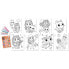 Фото #2 товара GABBY´S Colouring Set With Stickers