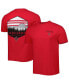 Фото #2 товара Men's Red Louisiana Ragin' Cajuns Landscape Shield T-shirt