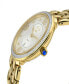 ფოტო #2 პროდუქტის Women's Verona Swiss Quartz Gold-Tone Stainless Steel Bracelet Watch 37mm