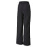 Puma Inland Wide Leg Pants Womens Black Casual Athletic Bottoms 53581801