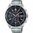 Мужские часы Casio EFS-S510D-1AVUEF Чёрный Серебристый