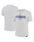 Фото #1 товара Men's Gray Los Angeles Dodgers City Connect Velocity Practice Performance T-shirt