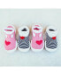 Infant Girl Boy Breathable Washable Non-Slip Sock Shoes Heartbreaker
