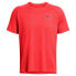 UNDER ARMOUR Tech Textured short sleeve T-shirt Red Solstice / Black, 2XL - фото #4