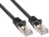Фото #1 товара InLine Patch Cable F/UTP Cat.5e black 0.5m