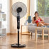 Freestanding Fan InnovaGoods Breezinn Black 45 W