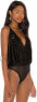 Фото #1 товара Free People 274557 Women's Body Talk Bodysuit Black SM