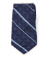 Men's Superman Stripe Pattern Silk Tie