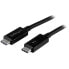 Фото #1 товара Кабель USB-C Thunderbolt 3 (20Gbps) 2м - Thunderbolt - USB - и DisplayPort совместимый - мужской - мужской - черный - никель - 20 Гбит/сек Startech.com