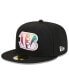 ფოტო #1 პროდუქტის Men's Black Cincinnati Bengals 2023 NFL Crucial Catch 59FIFTY Fitted Hat