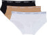 DKNY 294962 Women 3-Pack Microfiber Logo Bikini Nomad/White/Black SM