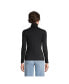 Women's Petite Lightweight Fitted Long Sleeve Turtleneck Top