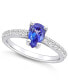 ფოტო #1 პროდუქტის Tanzanite (7/8 Ct. t.w.) and Diamond (1/3 Ct. t.w.) Ring